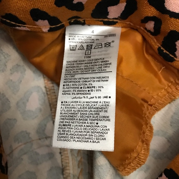 Old Navy Ankle Pixie Pant leopard print - Picture 7 of 7